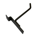 24 Pcs 4” Raw Steel Slatwall Hook, Retail Display Wire Metal Hanger for Store Wall Merchandising & Panel Fixture