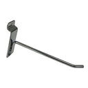 2 Pcs 8” Chrome Slatwall Hook, Retail Display Wire Metal Hanger for Store Wall Merchandising & Panel Fixture