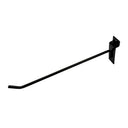 2 Pcs 10” Black Slatwall Hook, Retail Display Wire Metal Hanger for Store Wall Merchandising & Panel Fixture