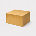 Maple 18” x 18” x 12” Cube Pedestal Display, Knockdown Retail Base Fixture for Store, Boutique & Showroom Merchandising