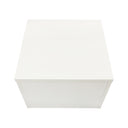White 18” x 18” x 12” Cube Pedestal Display, Knockdown Retail Base Fixture for Store, Boutique & Showroom Merchandising