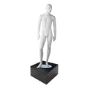 Black 18” x 18” x 12” Cube Pedestal Display, Knockdown Retail Base Fixture for Store, Boutique & Showroom Merchandising