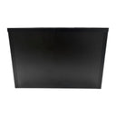 Black 18” x 18” x 12” Cube Pedestal Display, Knockdown Retail Base Fixture for Store, Boutique & Showroom Merchandising