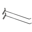 24 Pcs 12” Chrome Slatwall Hook, Retail Display Wire Metal Hanger for Store Wall Merchandising & Panel Fixture