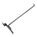 24 Pcs 12” Chrome Slatwall Hook, Retail Display Wire Metal Hanger for Store Wall Merchandising & Panel Fixture