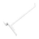 24 Pcs 8” White Slatwall Hook, Retail Display Wire Metal Hanger for Store Wall Merchandising & Panel Fixture