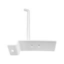 24 Pcs 8” White Slatwall Hook, Retail Display Wire Metal Hanger for Store Wall Merchandising & Panel Fixture