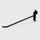 24 Pcs 8” Black Slatwall Hook, Retail Display Wire Metal Hanger for Store Wall Merchandising & Panel Fixture