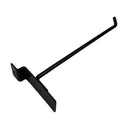 24 Pcs 8” Black Slatwall Hook, Retail Display Wire Metal Hanger for Store Wall Merchandising & Panel Fixture