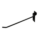 24 Pcs 8” Black Slatwall Hook, Retail Display Wire Metal Hanger for Store Wall Merchandising & Panel Fixture
