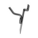 2 Pcs 1” Chrome Slatwall Hook, Retail Display Wire Metal Hanger for Store Wall Merchandising & Panel Fixture