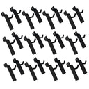 25 Pcs 1” Black Slatwall Hook, Retail Display Wire Metal Hanger for Store Wall Merchandising & Panel Fixture