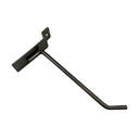 2 Pcs 6” Raw Steel Slatwall Hook, Retail Display Wire Metal Hanger for Store Wall Merchandising & Panel Fixture