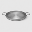 20" Stainless Steel Flat Comal Griddle Pan With Extra Bottom Layer, Round Cooking Surface for Tortillas, Grilling & Everyday Cookware