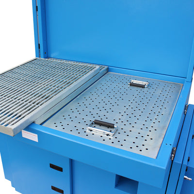Metal Working Downdraft Table 46" x 38" Filter Dust Collector, 1540 lb Load Cap. Grinding Welding Station