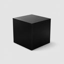 Black 18” x 18” x 18” Cube Pedestal Display – Knockdown Retail Base Fixture for Store, Boutique & Showroom Merchandising