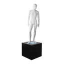 Black 18” x 18” x 18” Cube Pedestal Display – Knockdown Retail Base Fixture for Store, Boutique & Showroom Merchandising