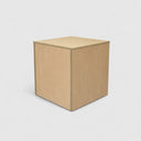 Maple 18” x 18” x 18” Cube Pedestal Display – Knockdown Retail Base Fixture for Store, Boutique & Showroom Merchandising