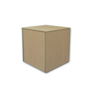 Maple 18” x 18” x 18” Cube Pedestal Display – Knockdown Retail Base Fixture for Store, Boutique & Showroom Merchandising