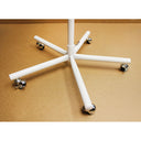 White 10 Layer Revolving Hat Display Rack, 20 Hat Rotating Floor Stand, Retail Display Coat & Cap Hanger Fixture