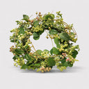 24” Artificial Mixed Berry Wreath, Spring Botanical Silk Floral Front Door Wreath, Realistic Natural Greenery for Farmhouse Wall, Entryway & Seasonal Home Décor