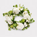24” Spring Botanical Artificial Hydrangea & Ranunculus Wreath, Silk Floral Front Door Wreath, Lifelike Seasonal Flower Décor for Farmhouse Wall, Entryway & Home Decoration