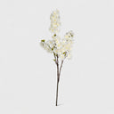 42" Artificial White Cherry Blossom Spray, Botanical Silk Floral Stem for Tall Vase Arrangements, Wedding & Natural Home Décor