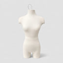 Small Female Torso Mannequin with Half Legs, Dress Form Body Display for Clothing, Lingerie & Retail Store Showcase