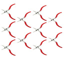 12 Pcs 5-1/2” Slim Circular Jewelry Pliers, Double Spring Precision Grabbing & Picking Tool for Wire Wrapping & Craft Work
