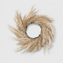 24” Artificial Pampas Grass Wreath, Botanical Faux Pampas Door Wreath for Home Décor, Boho Farmhouse Wall Accent, Christmas & Wedding Decoration