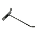 12 Pcs 6” Chrome Slatwall Hook, Retail Display Wire Metal Hanger for Store Wall Merchandising & Panel Fixture