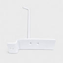 12 Pcs 6” White Slatwall Hook, Retail Display Wire Metal Hanger for Store Wall Merchandising & Panel Fixture