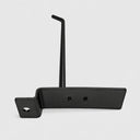 12 Pcs 6” Raw Steel Slatwall Hook, Retail Display Wire Metal Hanger for Store Wall Merchandising & Panel Fixture