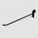 12 Pcs 10” Black Slatwall Hook, Retail Display Wire Metal Hanger for Store Wall Merchandising & Panel Fixture