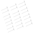 12 Pcs 10” White Slatwall Hook, Retail Display Wire Metal Hanger for Store Wall Merchandising & Panel Fixture