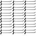 12 Pcs 12” Black Slatwall Hook, Retail Display Wire Metal Hanger for Store Wall Merchandising & Panel Fixture