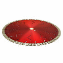 24" Supreme Arrow Turbo Segmented Diamond Saw Blade, Concrete Cutoff Disc for Gas Cut-Off & Masonry Saws