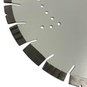 14” x .125” x 1”–20mm Circular Segmented Diamond Saw Blade, General Purpose Wet & Dry Cutting Disc for Concrete, Brick & Masonry