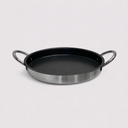 21" Heavy Duty Nonstick Stainless Steel Comal Griddle Pan, 2" Deep Flat Grill Pan with Handles for Tortillas, Grilling & Everyday Cooking