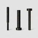 20 Pcs Black Oxide T316 Stainless Steel Invisible Receiver End + Dome Swage Fitting For 1/8" Cable Rail