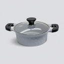 2.9 Qt Ceramic Nonstick Sauce Pot with Lid - 8" Cooking Pot with Interior & Exterior Ceramic Coating, PFOA-Free for Soup, Sauce & Daily Cooking