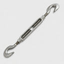 Galvanized Drop Forged Carbon Steel 3/4" x 6" Hook Hook Turnbuckle Pulley 3,000 lbs