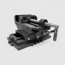 Heavy Duty 5" Cross Slide Drill Press Vise, 2 Way X-Y Milling Clamp Sliding Vise for Drill Press & Benchtop Machines
