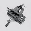 Heavy Duty 3” Cross Slide Drill Press Vise, 2 Way X-Y Sliding Milling Clamp for Metalworking, Woodworking & Workshop Use
