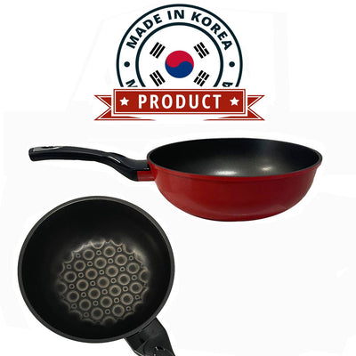 Nonstick 3D Diamond Coating  Wok Cookware 9-1/2'' (24cm) Made in Korea