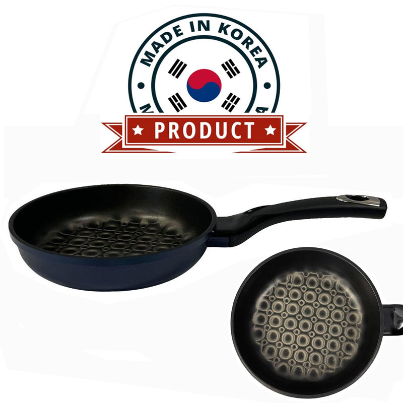 Nonstick 3D Diamond Coating Wok Frying Pan Cookware 8&