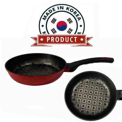 Nonstick 3D Diamond Coating  Wok Frying Pan Cookware 9.5'' (24cm)-MADE IN KOREA