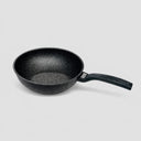 Made in Korea 8" Nonstick Wok Pan 5-Layer Marble Coating Frying Pan for Stir Fry, Sauté & Everyday Cooking