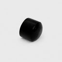 UNC 1/4" - 20 Black Oxide T316 Stainless Steel Round Cap For Jam Nut Cable Rail Rope (RIGHT)