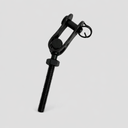 Black Oxide T316 Stainless Steel 1/4"-20 Threaded Toggle Left Hand